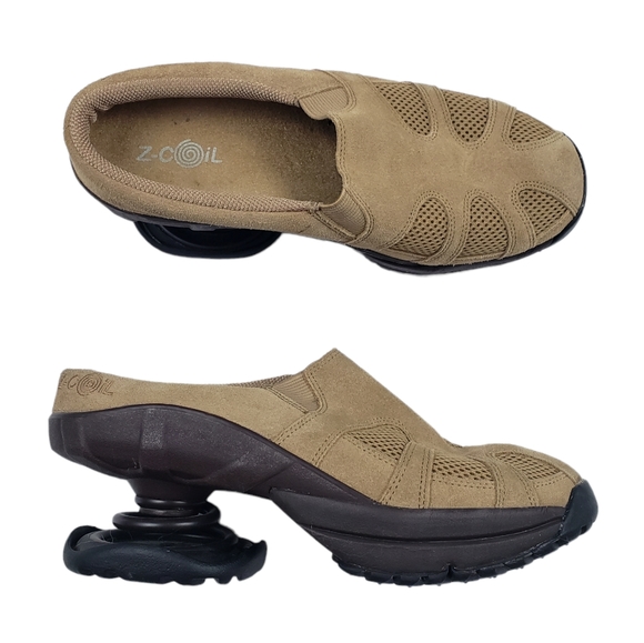 Z Coil Shoes Z Coil Zueco Slip On Pain Relieving Suede Mesh